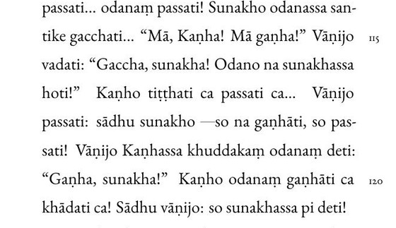 Page 124 of Pāli Bhāsā I — Gāmo